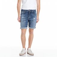 Снимка на REPLAY МЪЖКИ БЕРМУДИ RBJ.981 TAPERED FIT 12 OZ POWER STRETCH DENIM В СИН 1