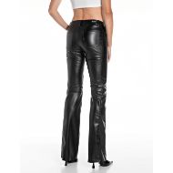 Picture of REPLAY WOMEN'S COATED BOOTCUT TROUSERS IN BLACK 3
