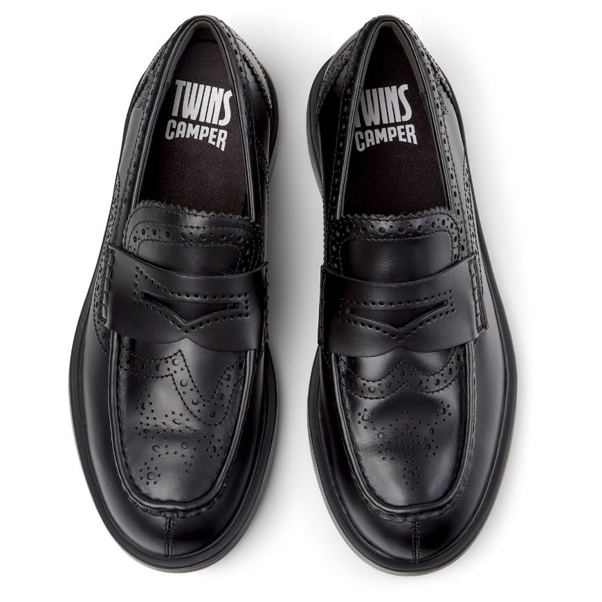 Снимка на CAMPER МЪЖКИ КОЖЕНИ МОКАСИНИ DEAN TWINS В ЧЕРНО