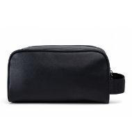 Picture of REPLAY MEN'S HAMMERED SOLID-COLOUR VANITY CASE IN BLACK 3