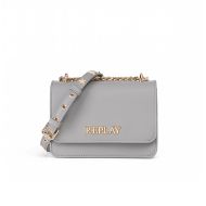 Picture of REPLAY WOMEN'S CROSSBODY BAG WITH CHAIN IN ELEPHANT SKIN 1