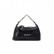 Picture of REPLAY WOMEN'S BAG WITH STUDS IN BLACK 1
