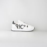 Снимка на JOHN RICHMOND МЪЖКИ ОБУВКИ THE RICH RUNNER WITH RICH PRINT AND USED EFFECT - БЯЛО/ЧЕРНО 3