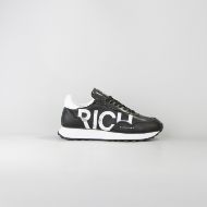 Снимка на JOHN RICHMOND МЪЖКИ ОБУВКИ THE RICH RUNNER WITH RICH PRINT AND USED EFFECT - ЧЕРНО/БЯЛО 3