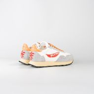 Снимка на JOHN RICHMOND МЪЖКИ ОБУВКИ SUKAJAN MIXED LEATHER SNEAKERS WITH USED EFFECT - СВЕТЛОСИВО/ БЯЛО/ ОРАНЖ 3