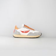 Снимка на JOHN RICHMOND МЪЖКИ ОБУВКИ SUKAJAN MIXED LEATHER SNEAKERS WITH USED EFFECT - СВЕТЛОСИВО/ БЯЛО/ ОРАНЖ 1