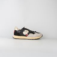 Снимка на JOHN RICHMOND МЪЖКИ ОБУВКИ SUKAJAN MIXED LEATHER SNEAKERS WITH USED EFFECT - СЛОНОВА КОСТ/ЧЕРНО/ЗЛАТ 1