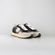 Снимка на JOHN RICHMOND МЪЖКИ ОБУВКИ SUKAJAN MIXED LEATHER SNEAKERS WITH USED EFFECT - СЛОНОВА КОСТ/ЧЕРНО/ЗЛАТ 2