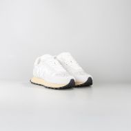 Picture of JOHN RICHMOND WOMEN'S SUKAJAN MIXED LEATHER SNEAKERS WITH RICH PRINT AND STRASS - WHITE 4