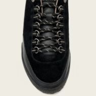 Picture of ALLSAINTS MEN'S HARRI OD LOW TOP TRAINERS IN BLACK 5