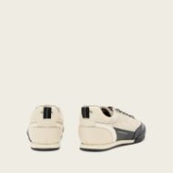 Picture of ALLSAINTS MEN'S HARRI OD LOW TOP TRAINERS IN CHALK WHITE/BLACK 3