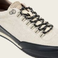 Picture of ALLSAINTS MEN'S HARRI OD LOW TOP TRAINERS IN CHALK WHITE/BLACK 4