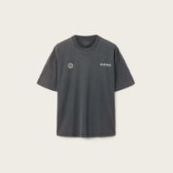 Picture of ALLSAINTS MEN'S EMBLEM SHORT SLEEVE CREW T-SHIRT IN WASHED BLACK 5