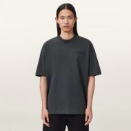 Picture of ALLSAINTS MEN'S ODYSSEY SHORT SLEEVE CREW T-SHIRT IN WASHED BLACK 4