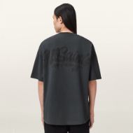 Picture of ALLSAINTS MEN'S ODYSSEY SHORT SLEEVE CREW T-SHIRT IN WASHED BLACK 2