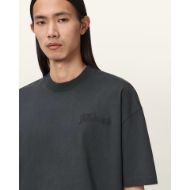 Picture of ALLSAINTS MEN'S ODYSSEY SHORT SLEEVE CREW T-SHIRT IN WASHED BLACK 3
