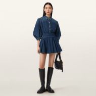 Picture of ALLSAINTS WOMEN'S ARLO DENIM DRESS IN MID INDIGO 5