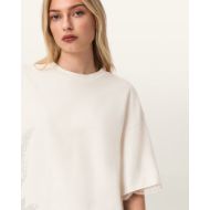 Picture of ALLSAINTS WOMEN'S NIA LACE T-SHIRT IN ARCTIC WHITE 4