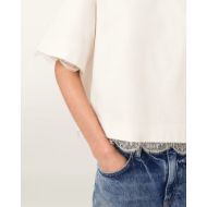 Picture of ALLSAINTS WOMEN'S NIA LACE T-SHIRT IN ARCTIC WHITE 5