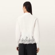 Picture of ALLSAINTS WOMEN'S CAROL SHIRT IN WHITE 2