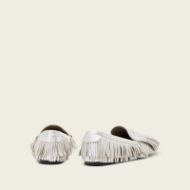 Picture of ALLSAINTS WOMEN'S SANDY FRINGE LOAFERS IN SILVER SHINE 3