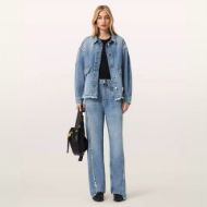 Снимка на ALLSAINTS ДАМСКИ ДЕНИМ FRANKIE STUD JEANS В СИНЬО 6