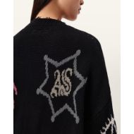 Picture of ALLSAINTS WOMEN'S HESTER CARDIGAN IN BLACK 3