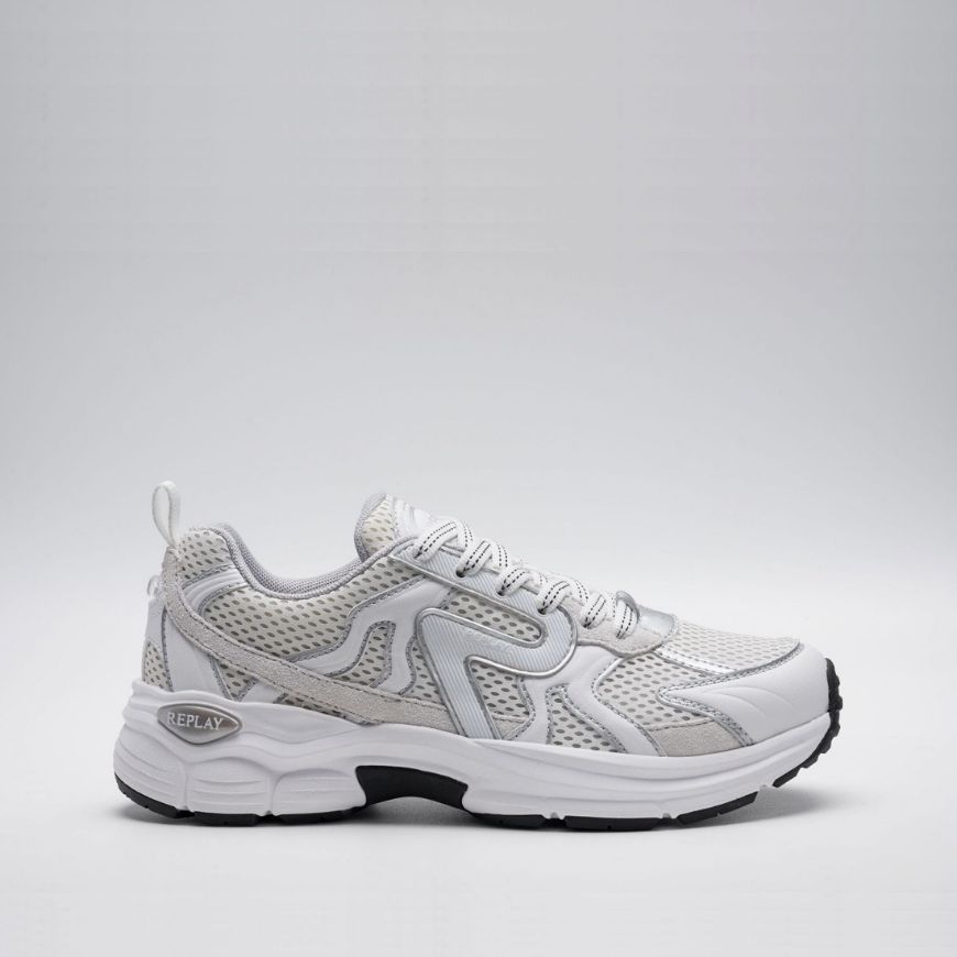 Picture of REPLAY WOMEN'S HOOK PRIME SNEAKERS IN WHITE