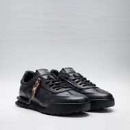 Picture of REPLAY MEN'S FIELD LIMITED LEATHER SNEAKERS IN BLACK 2