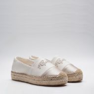 Picture of REPLAY WOMEN'S NASH TONAL SLIP ON ESPADRILLES IN WHITE BEIGE 2