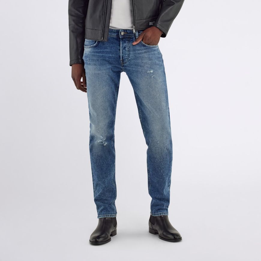 Снимка на GAS МЪЖКИ ДЕНИМ ALEX 78MM STONE WASH MED