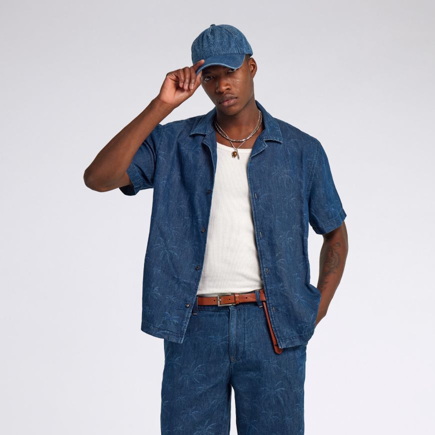 Снимка на GAS МЪЖКА РИЗА DUKE RESORT 85MD STONE DARK + LASER PRINT