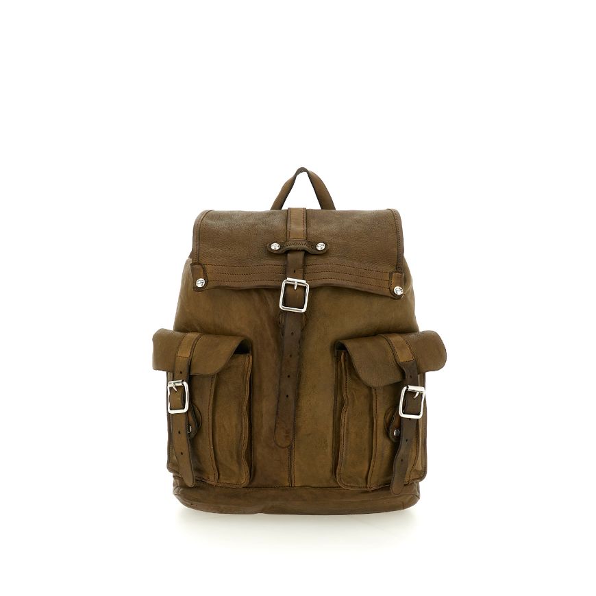 Снимка на CAMPOMAGGI МЪЖКА РАНИЦА QUERCIA ОТ КОЖА В ТЪМНОЗЕЛЕНО