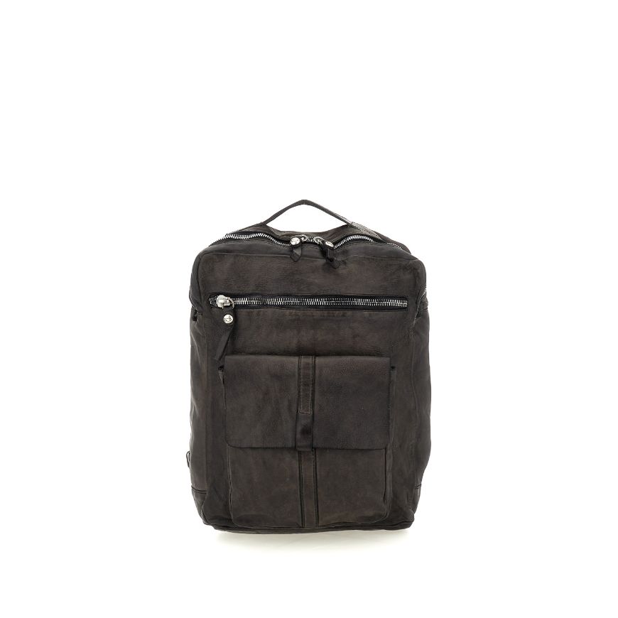 Снимка на CAMPOMAGGI МЪЖКА РАНИЦА MELOGRANO ОТ КОЖА В СИВО