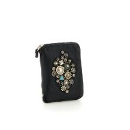 Снимка на CAMPOMAGGI ДАМСКО КОЖЕНО ПОРТМОНЕ С ЦИП TOSCA С КАПСИ И КАМЪНИ В ЧЕРНО 2