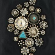 Снимка на CAMPOMAGGI ДАМСКО КОЖЕНО ПОРТМОНЕ С ЦИП TOSCA С КАПСИ И КАМЪНИ В ЧЕРНО 5