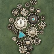 Снимка на CAMPOMAGGI ДАМСКО КОЖЕНО ПОРТМОНЕ С ЦИП TOSCA С КАПСИ И КАМЪНИ В ЗЕЛЕНО 5