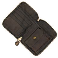 Снимка на CAMPOMAGGI ДАМСКО КОЖЕНО ПОРТМОНЕ С ЦИП TOSCA С ПЕРФОРАЦИИ В СИВО 4