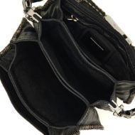 Снимка на CAMPOMAGGI МАЛКА ДАМСКА КОЖЕНА КРОСБОДИ ЧАНТА AGNESE С КАМЪНИ В ЧЕРНО 6