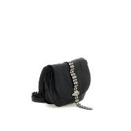 Снимка на CAMPOMAGGI ДАМСКА КОЖЕНА КРОСБОДИ ЧАНТА LINDA С КАПСИ В ЧЕРНО 2