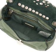 Снимка на CAMPOMAGGI ДАМСКА КОЖЕНА КРОСБОДИ ЧАНТА AFRODITE С КАПСИ И КАМЪНИ В ЗЕЛЕНО 4