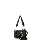 Снимка на CAMPOMAGGI ДАМСКА КОЖЕНА КРОСБОДИ ЧАНТА TILDE С КАПСИ В ЧЕРНО 3