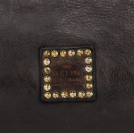 Снимка на CAMPOMAGGI ДАМСКА КОЖЕНА КРОСБОДИ ЧАНТА ERICA С КАПСИ В СИВО 6