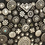 Снимка на CAMPOMAGGI ДАМСКА КОЖЕНА ШОПЪР ЧАНТА VALENTINA С КАПСИ В ЧЕРНО 5