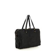 Снимка на CAMPOMAGGI ДАМСКА КОЖЕНА ШОПЪР ЧАНТА CLELIA С КАПСИ В ЧЕРНО 2