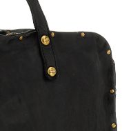 Снимка на CAMPOMAGGI ДАМСКА КОЖЕНА ШОПЪР ЧАНТА CLELIA С КАПСИ В ЧЕРНО 4