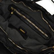 Снимка на CAMPOMAGGI ДАМСКА КОЖЕНА ШОПЪР ЧАНТА CLELIA С КАПСИ В ЧЕРНО 5