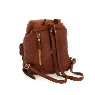 Снимка на CAMPOMAGGI ДАМСКА КОЖЕНА РАНИЦА BERENICE С КАПСИ В КАФЯВО 3