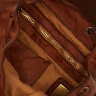 Снимка на CAMPOMAGGI ДАМСКА КОЖЕНА РАНИЦА BERENICE С КАПСИ В КАФЯВО 4