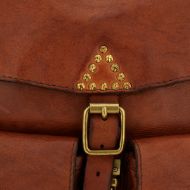 Снимка на CAMPOMAGGI ДАМСКА КОЖЕНА РАНИЦА BERENICE С КАПСИ В КАФЯВО 5